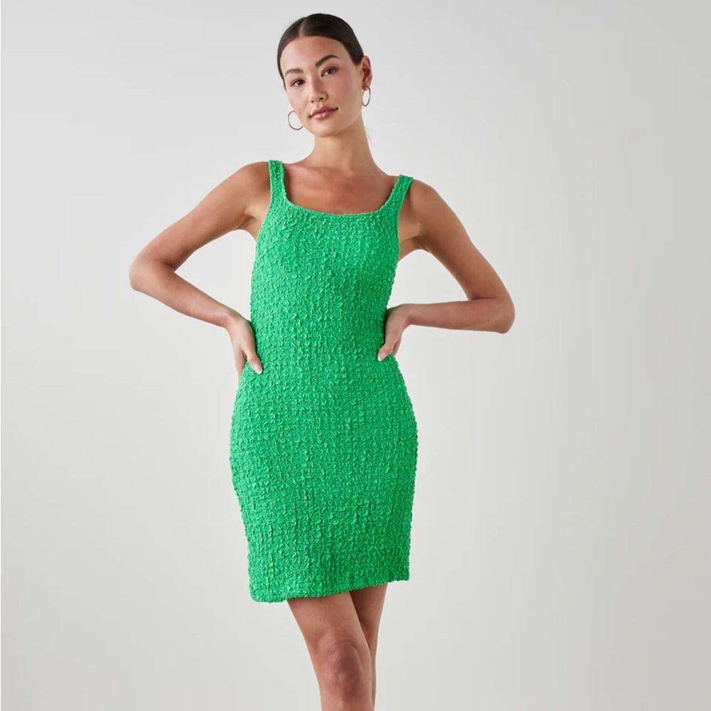 Rails Women’s Julie Mini Dress Size Medium Green Casual Summer Dress